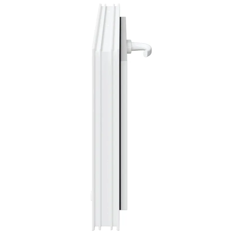 Požeminio lango RISOR 80 x 40 cm PVC ir stiklas Balta