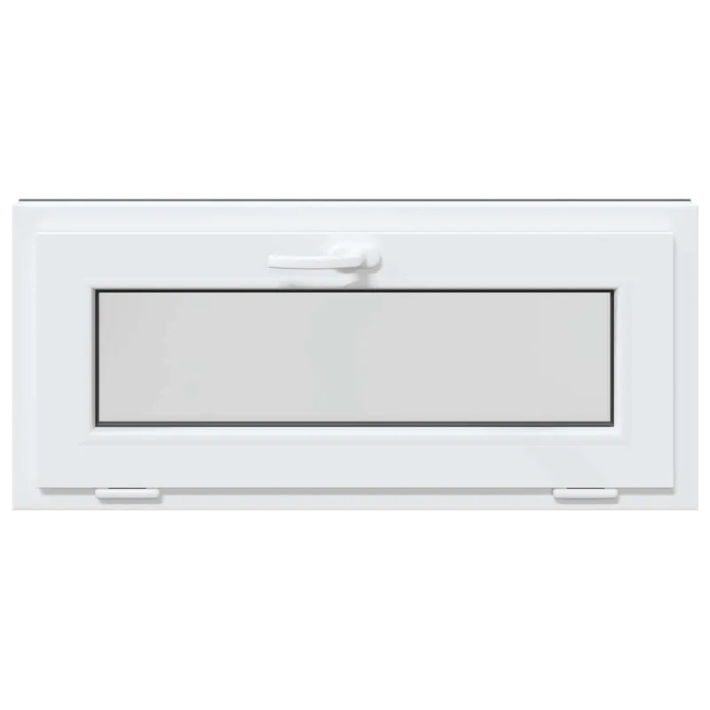 Požeminio lango RISOR 90 x 40 cm PVC ir stiklas Antracito