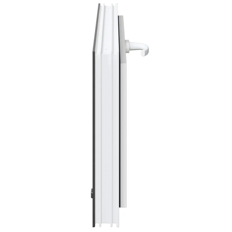 Požeminio lango RISOR 90 x 40 cm PVC ir stiklas Antracito
