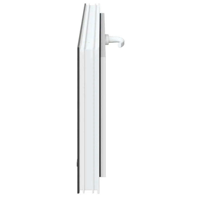 Požeminio lango RISOR 100 x 40 cm PVC ir stiklas Antracito