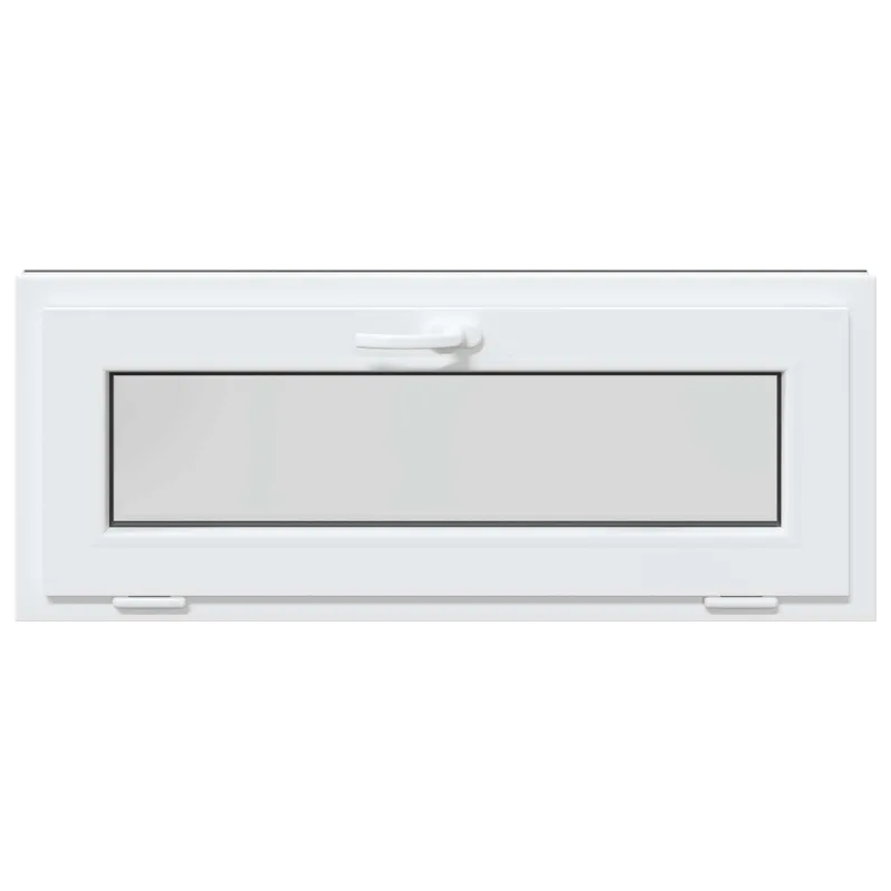 Požeminio lango RISOR 110 x 40 cm PVC ir stiklas Antracito