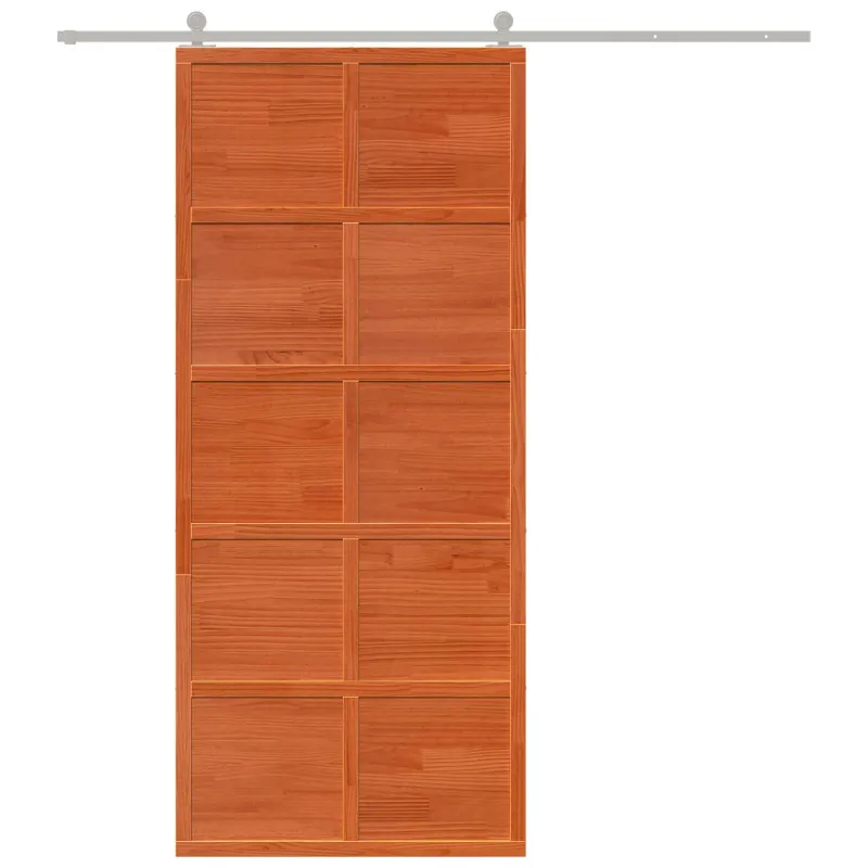 Tvarto durys Vaško ruda 90 x 208 cm Pušies medienos masyvas