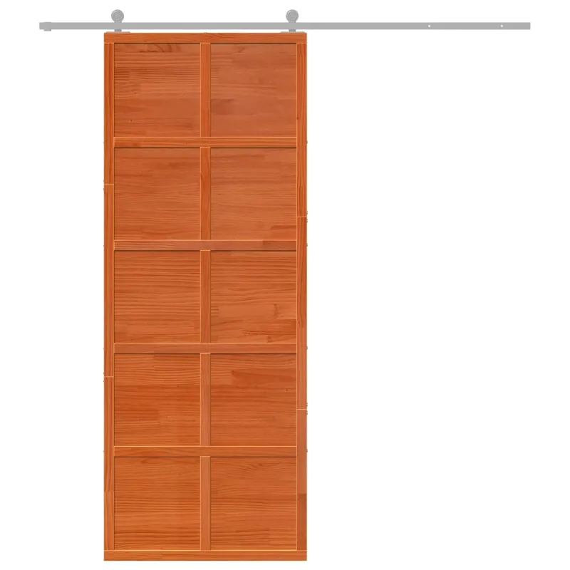 Tvarto durys Vaško ruda 80 x 208 cm Pušies medienos masyvas