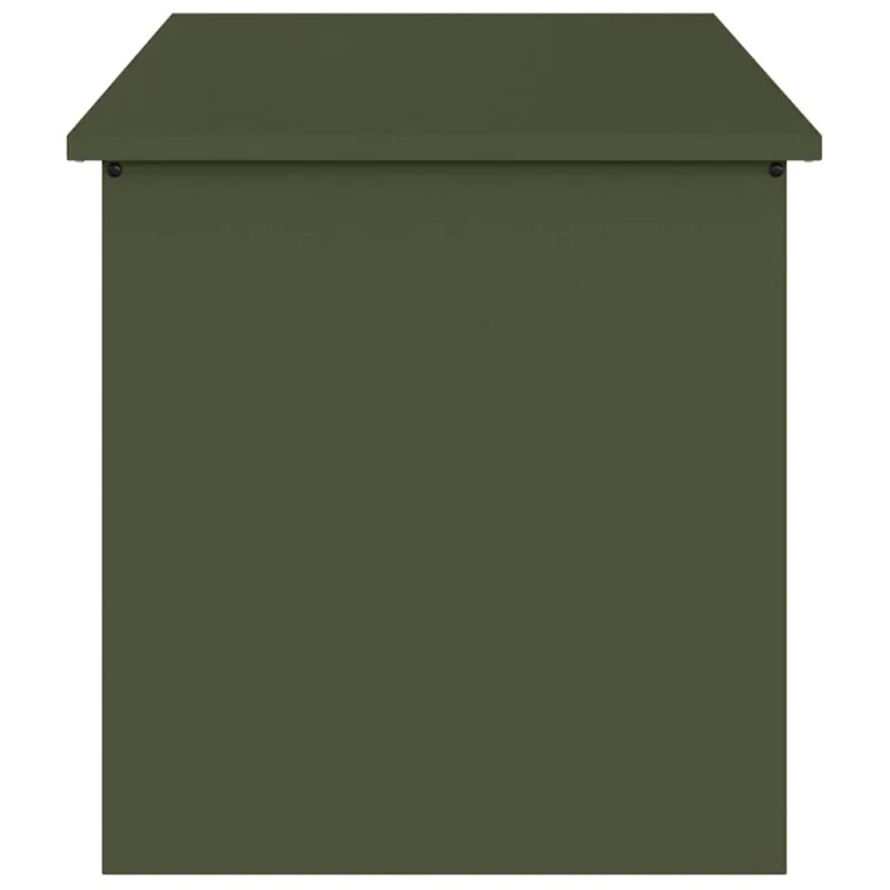 Lauko saugojimo dėžė Alyvuogių žalia 100 x 50,5 x 50 cm Plienas