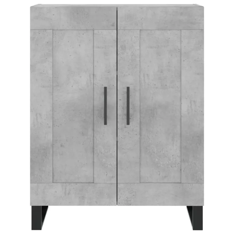Komoda, betono pilkos spalvos, 69,5x34x180cm, apdirbta mediena