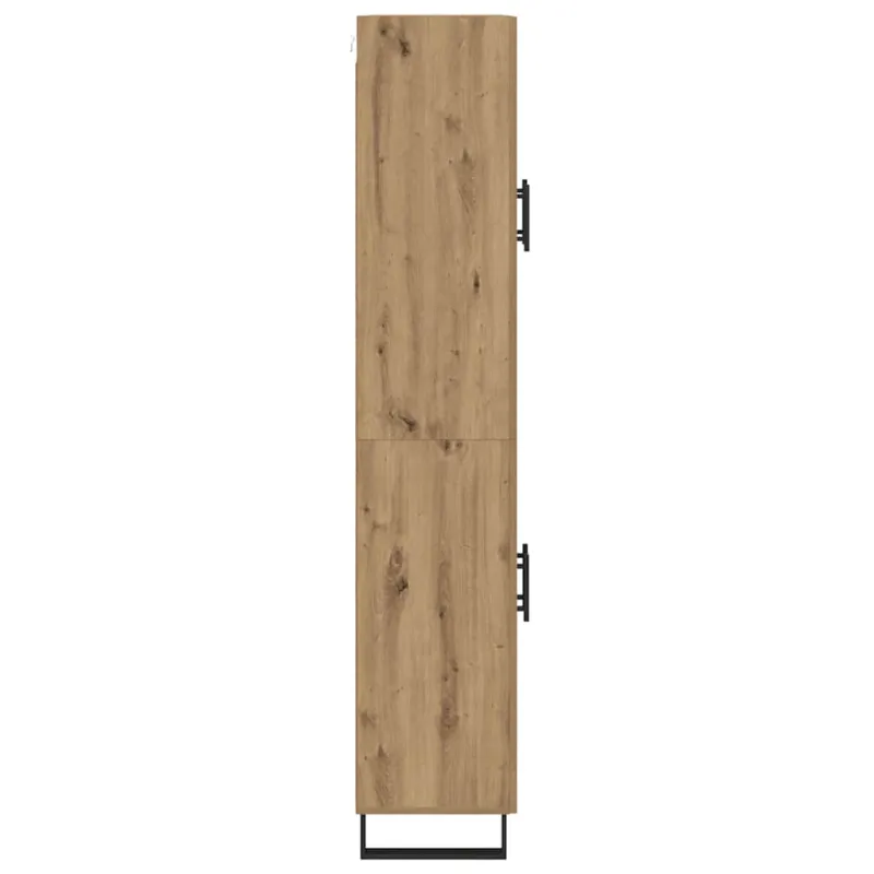 Aukštas spintelė 2 pcs Amatininkų ąžuolas 69,5 x 34 x 180 cm