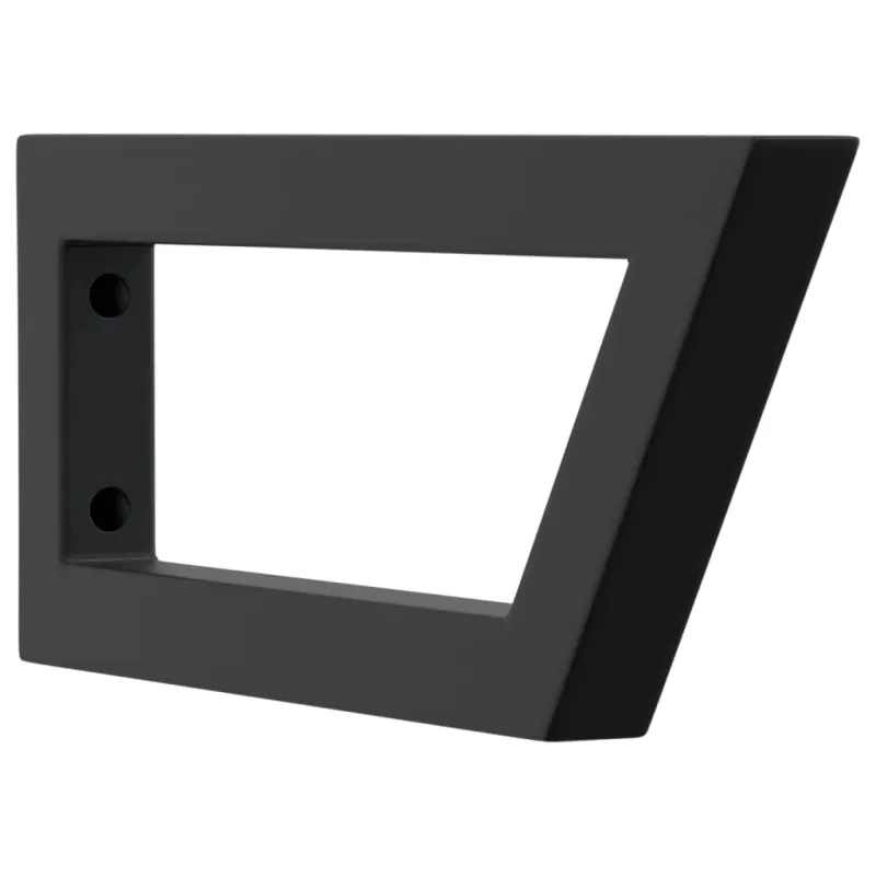 Lentynų laikikliai praustuvui, 2vnt., juodos, plienas