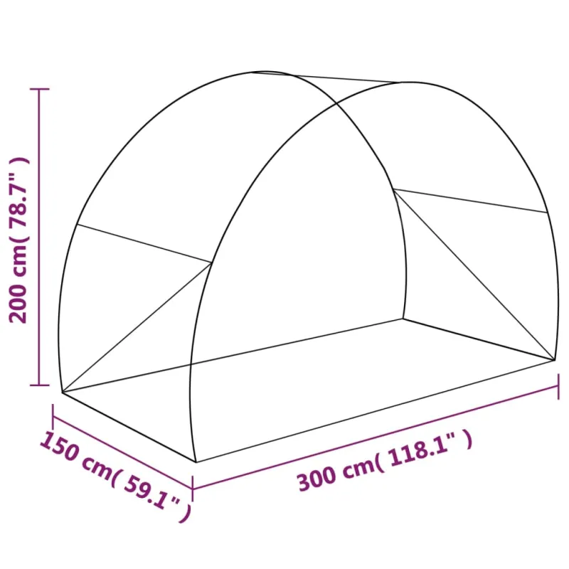Šiltnamis, 300x150x200 cm, 4,5 m²