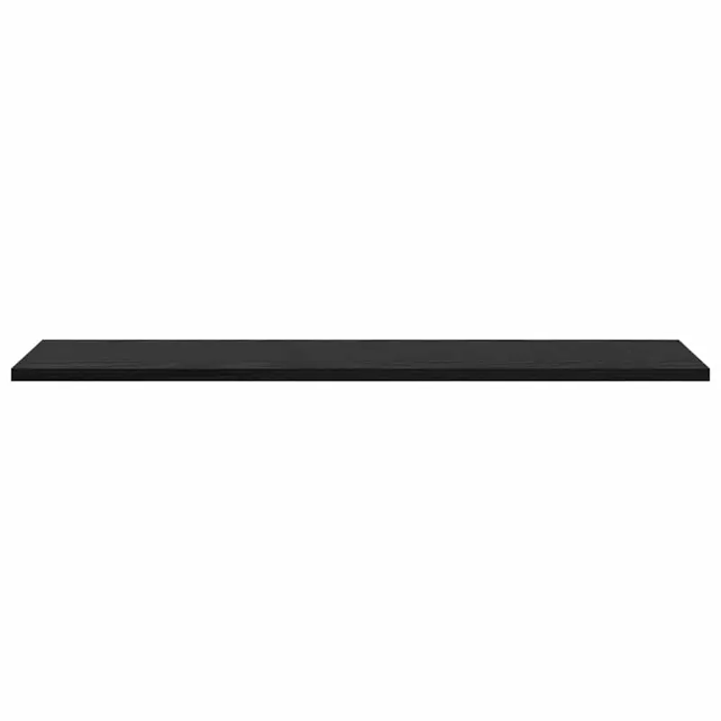 Knygų lentyna 4 pcs Juodas 80 x 20 x 1,5 cm Apdirbta mediena