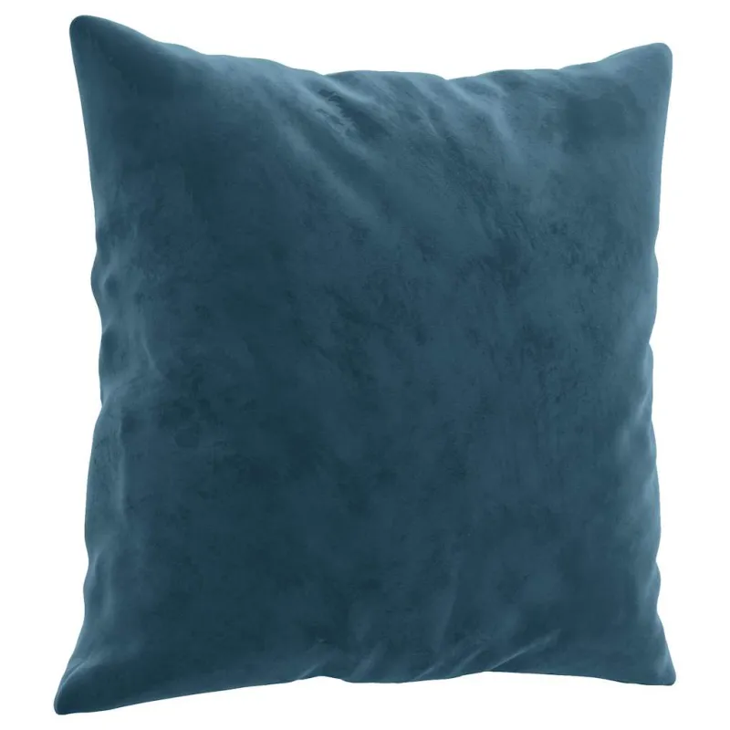 Trivietė sofa su pagalvėlėmis, mėlynos spalvos, 180cm, aksomas