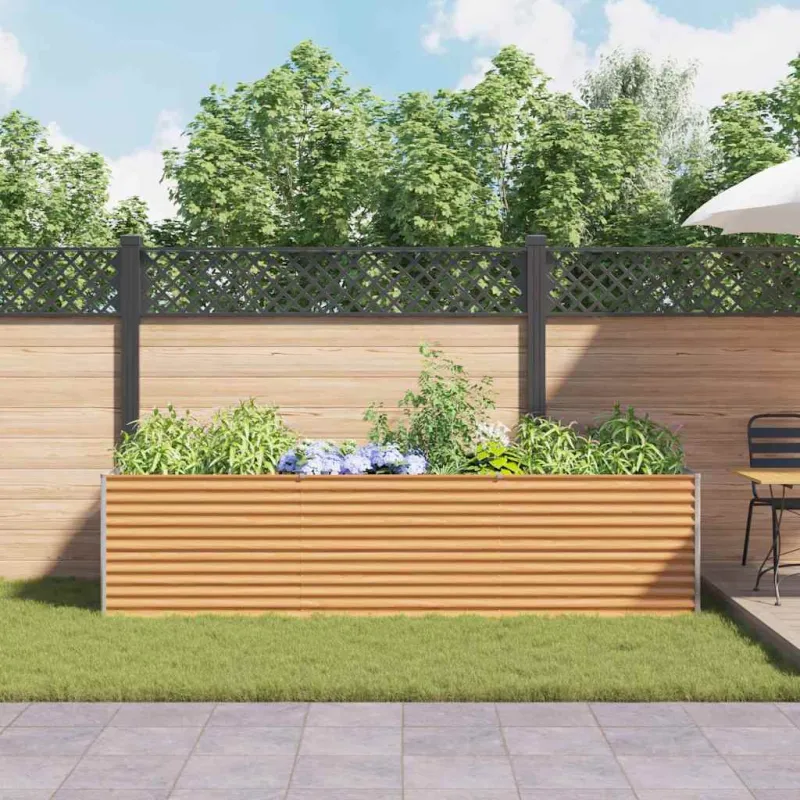 Paaukštinta sodo lova 290 x 100 x 68 cm Cinkuota plienas