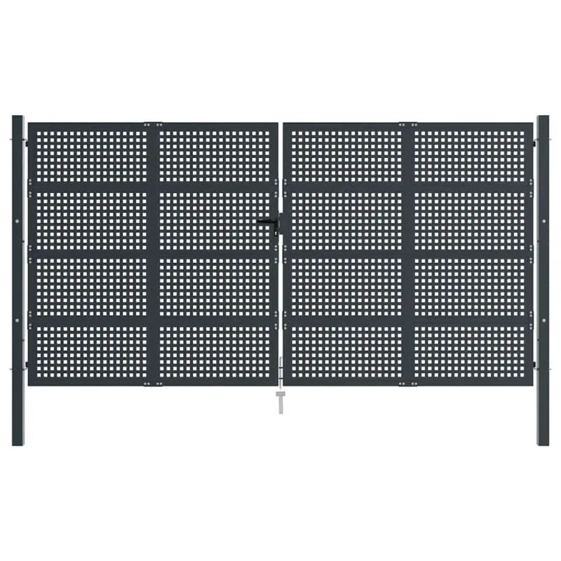 Sodo vartai, antracito spalvos, 400x175 cm, plienas