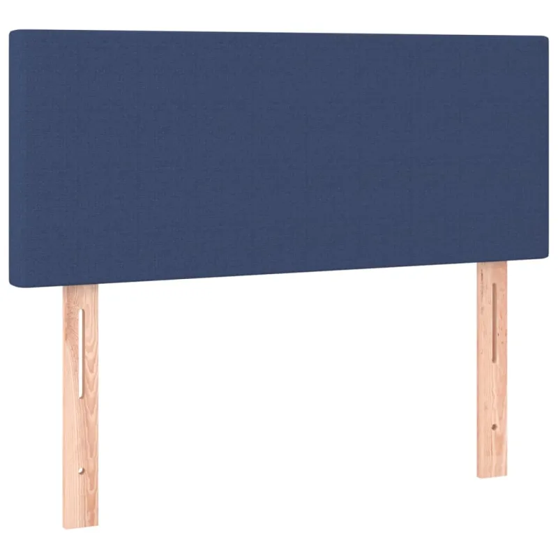 Galvūgalis su LED, mėlynos spalvos, 90x5x78/88cm, audinys