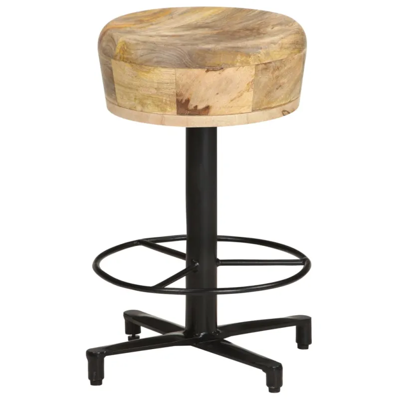 Baro taburetės, 2vnt., 52cm, mango medienos masyvas