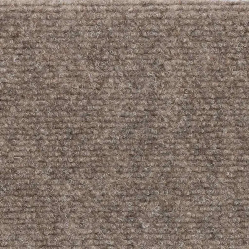 Laiptų kilimėliai, lipnūs, 15 vnt., 56x17x3 cm, smėlio spalvos, pusapvaliai