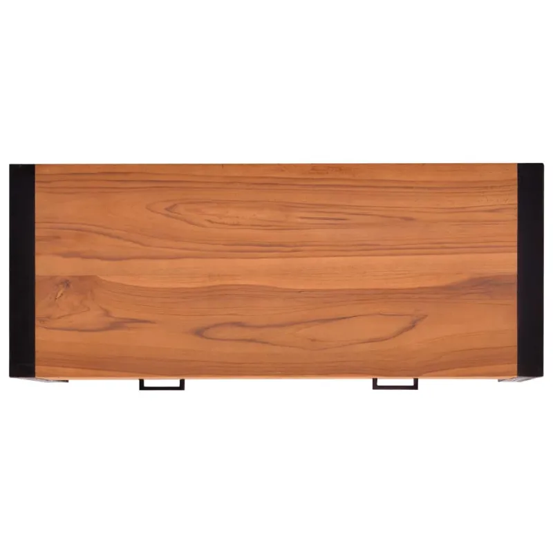 Rašomasis stalas su 2 stalčiais, 100x40x75cm, tikmedis