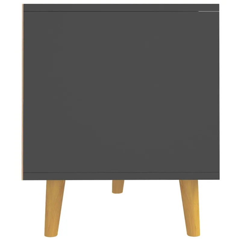 Televizoriaus spintelė, pilka, 90x40x48,5cm, apdirbta mediena