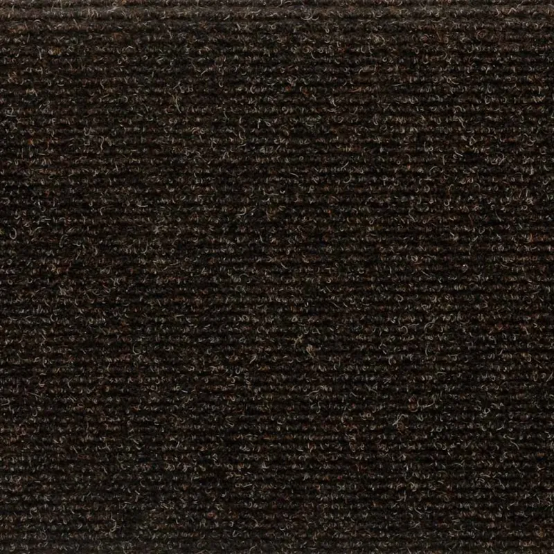Laiptų kilimėliai, lipnūs, 30 vnt., 65x21x4 cm, tamsiai rudi, stačiakampiai kraštai