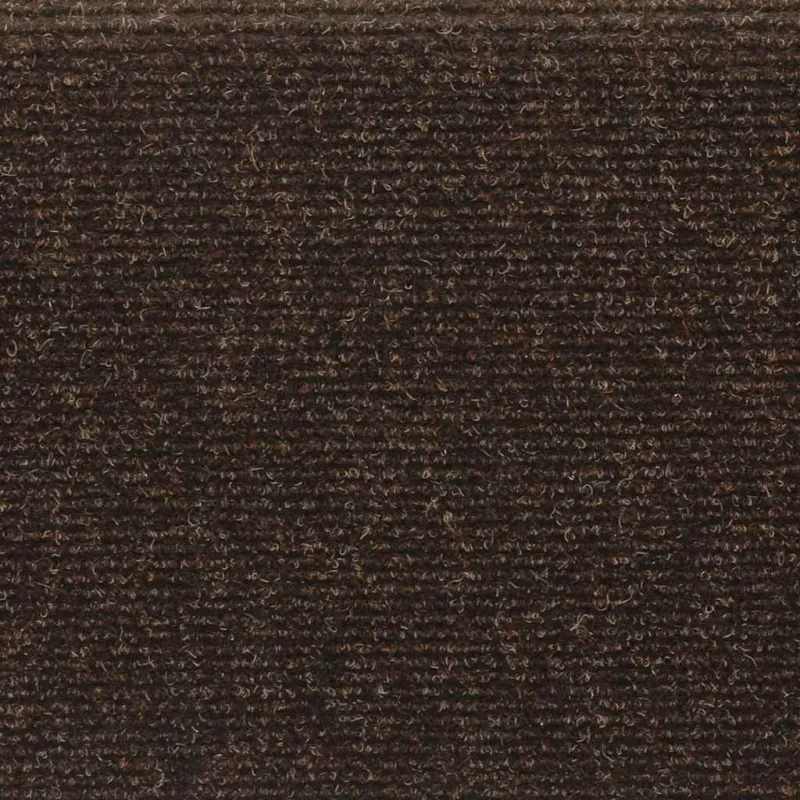 Laiptų kilimėliai, lipnūs, 30 vnt., 65x21x4 cm, rudi, stačiakampiai kraštai