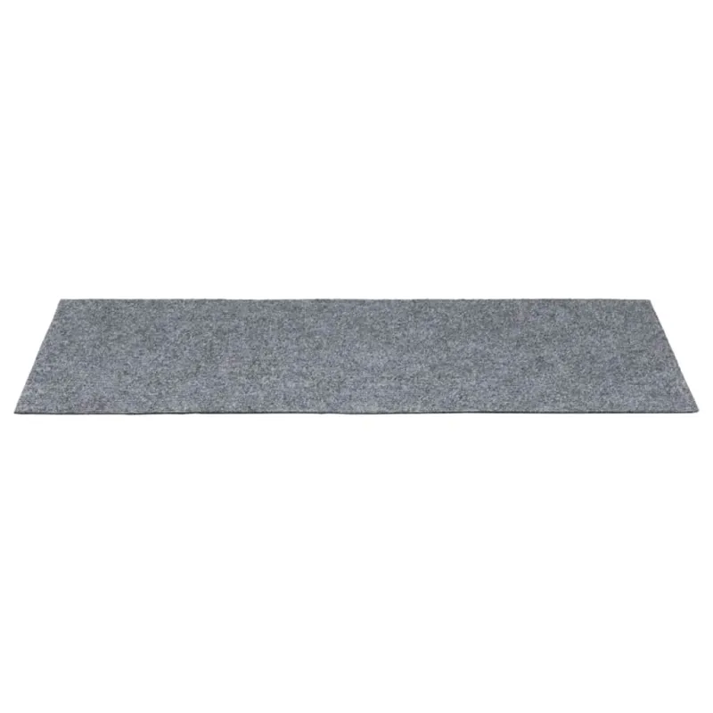 Laiptų kilimėliai, lipnūs, 30 vnt., 60x25 cm, šviesiai pilki, stačiakampiai