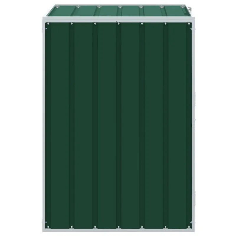 Wheelie Bin saugykla vienai šiukšliadėžei žaliai 72x81x115 cm