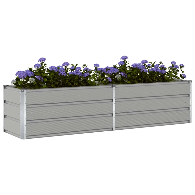 Lovelis Šviesiai pilka 195 x 50 x 45 cm Cinkuota plienas