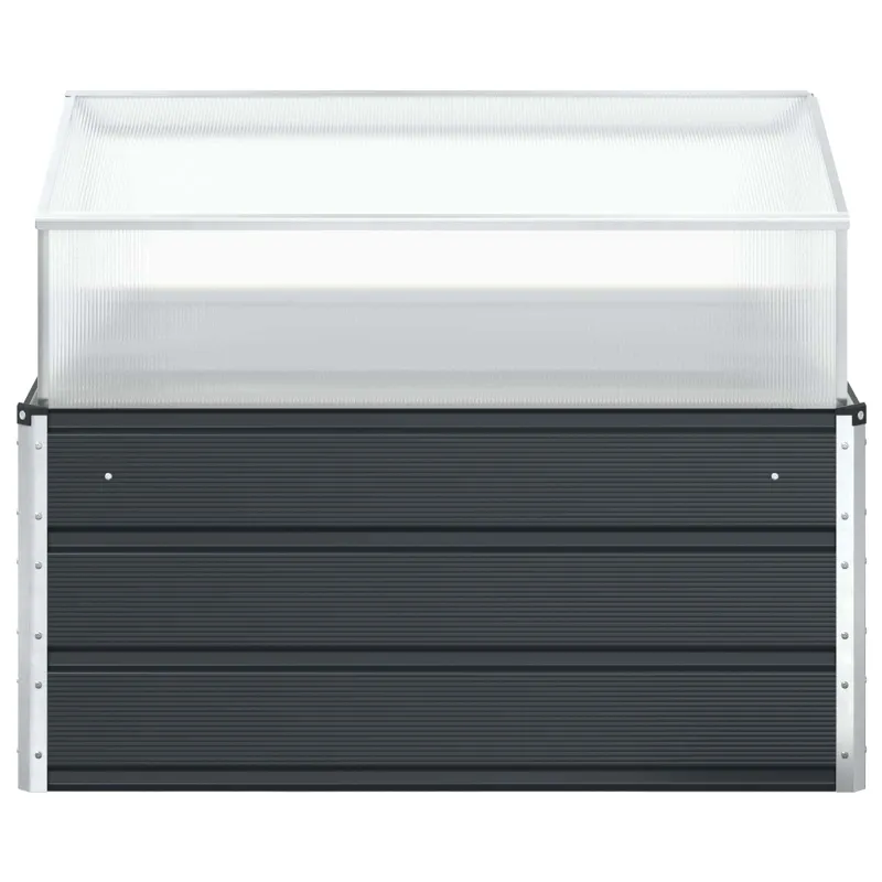 Lovelis Antracitas 100 x 100 x 77 cm Cinkuota plienas