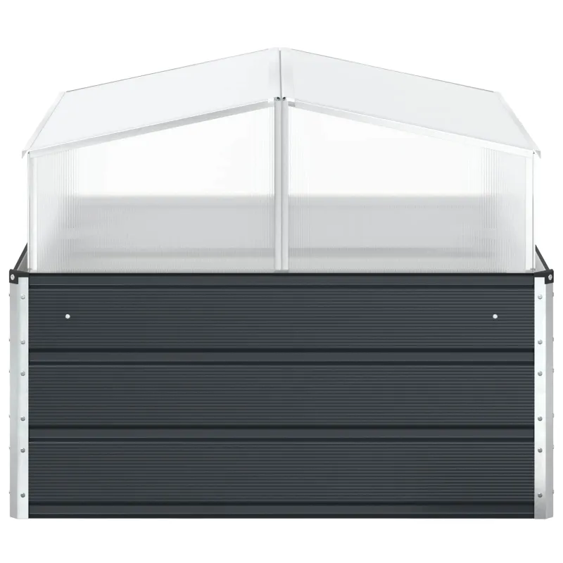 Lovelis Antracitas 100 x 100 x 77 cm Cinkuota plienas