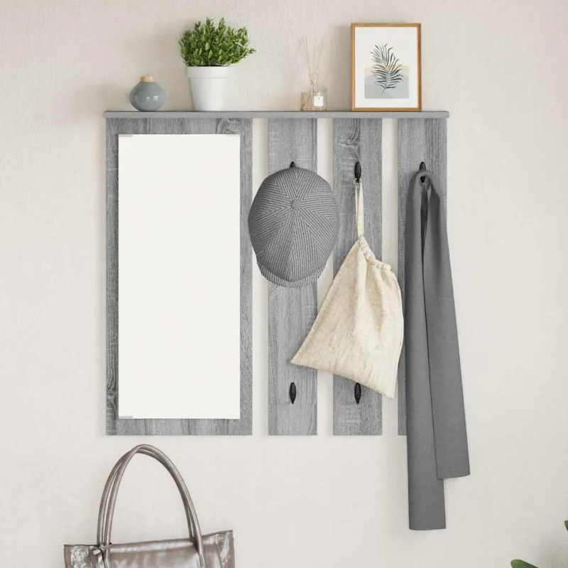 Prikabinamas paltas Pilka sonoma ąžuolo 84 x 10 x 80 cm