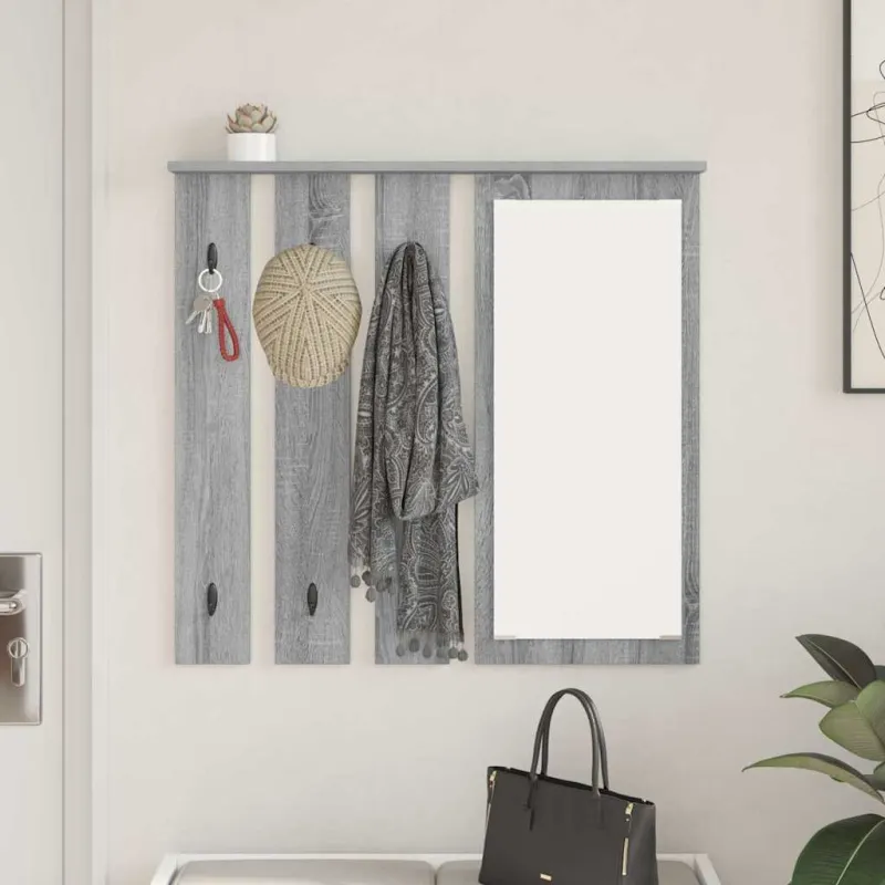 Prikabinamas paltas Pilka sonoma ąžuolo 84 x 10 x 80 cm