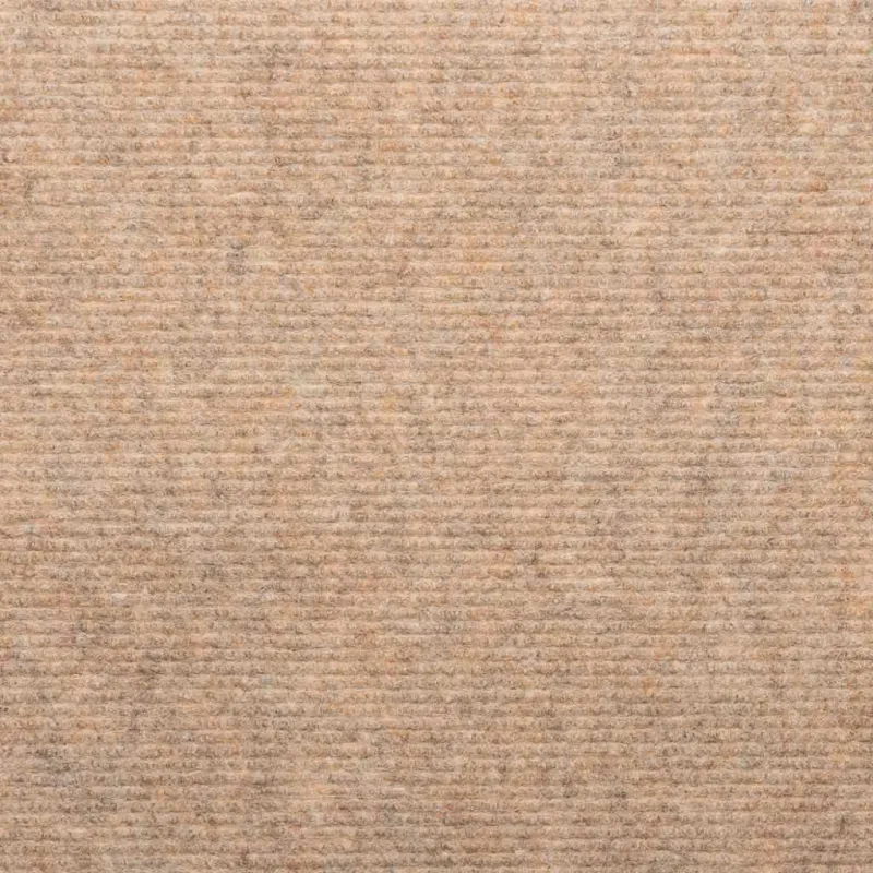 Lipnūs laiptų kilimėliai, 15vnt., smėlio spalvos, 56x17x3 cm