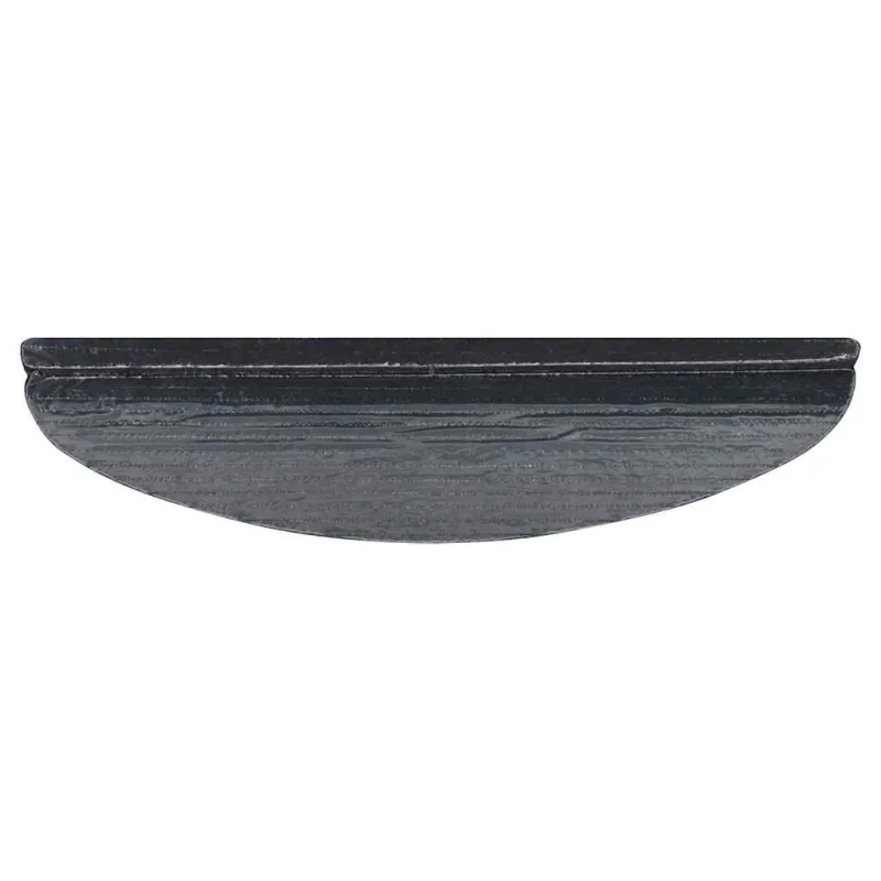 Lipnūs laiptų kilimėliai, 15vnt., pilkos spalvos, 56x17x3 cm