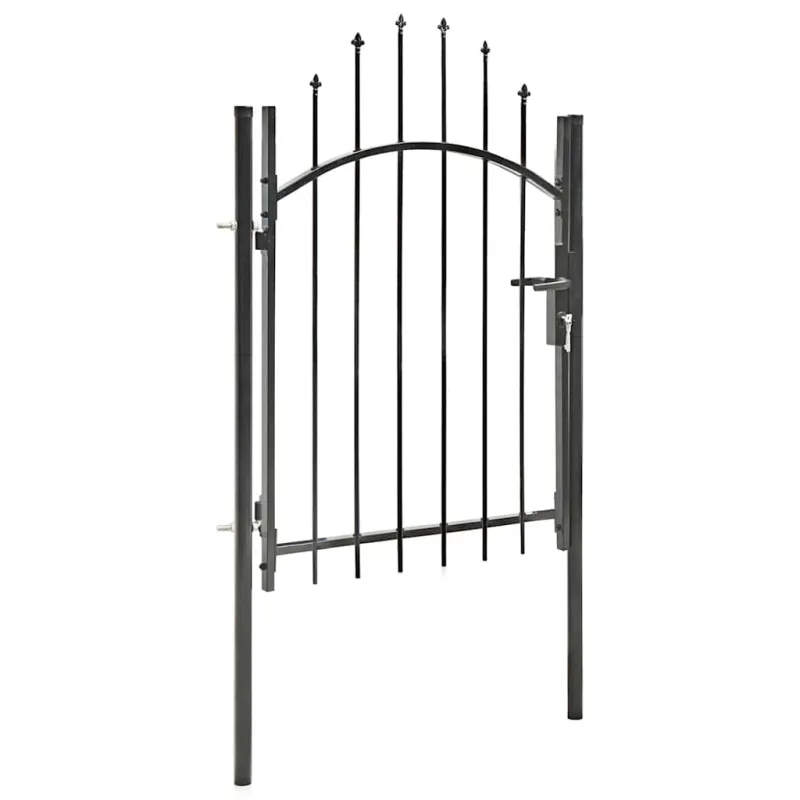 Sodo vartai Woerden plienas 1x1,25 m juodi