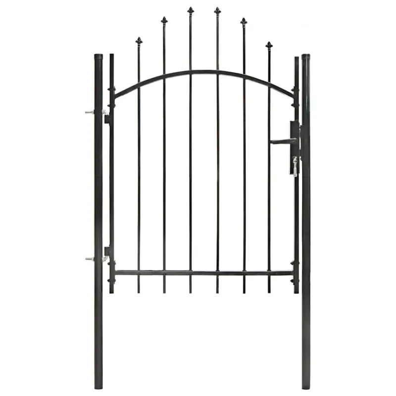 Sodo vartai Woerden plienas 1x1,25 m juodi