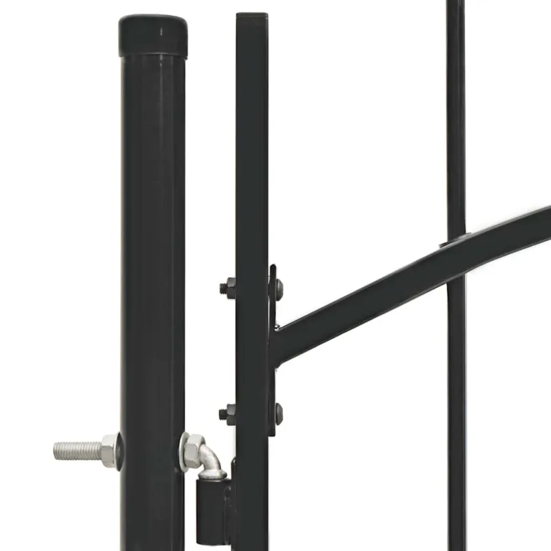 Sodo vartai Woerden plienas 1x1,25 m juodi