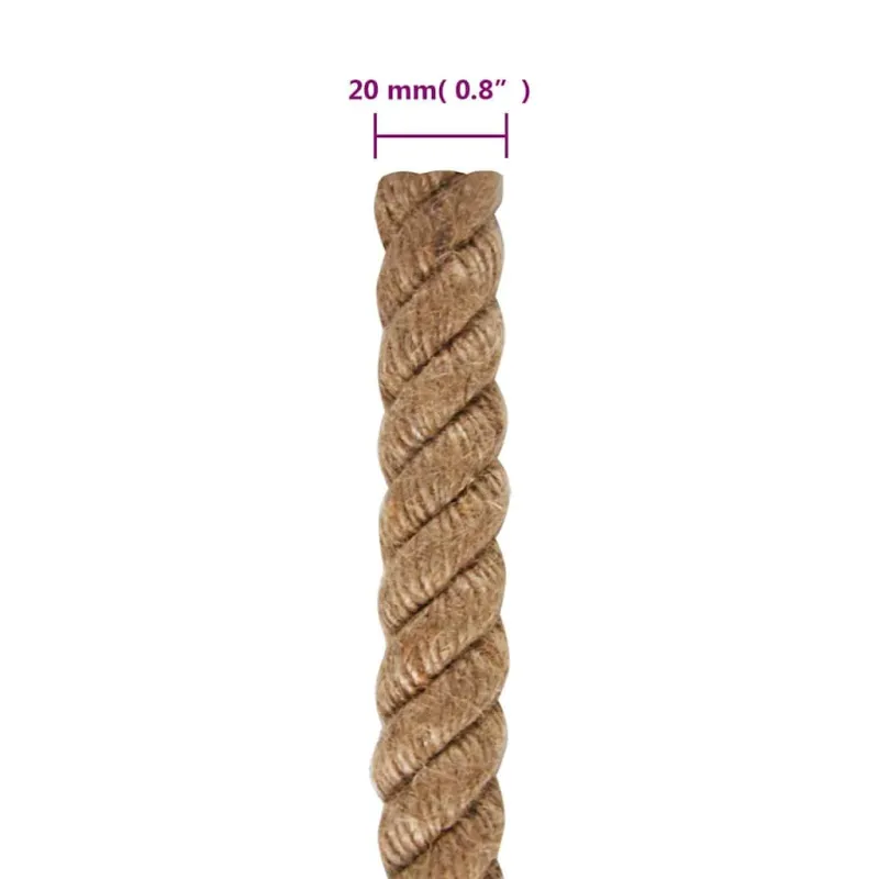 Virvė, 100 m, 100% džiutas, 20 mm