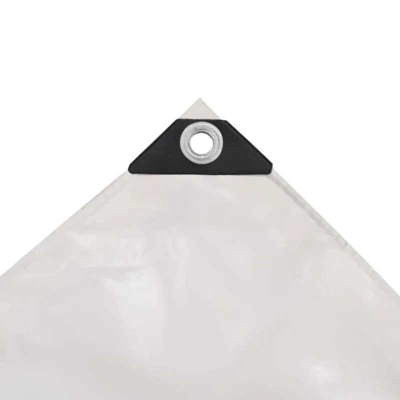 Tentas, baltas, 650 g/m², 3,5x5 m
