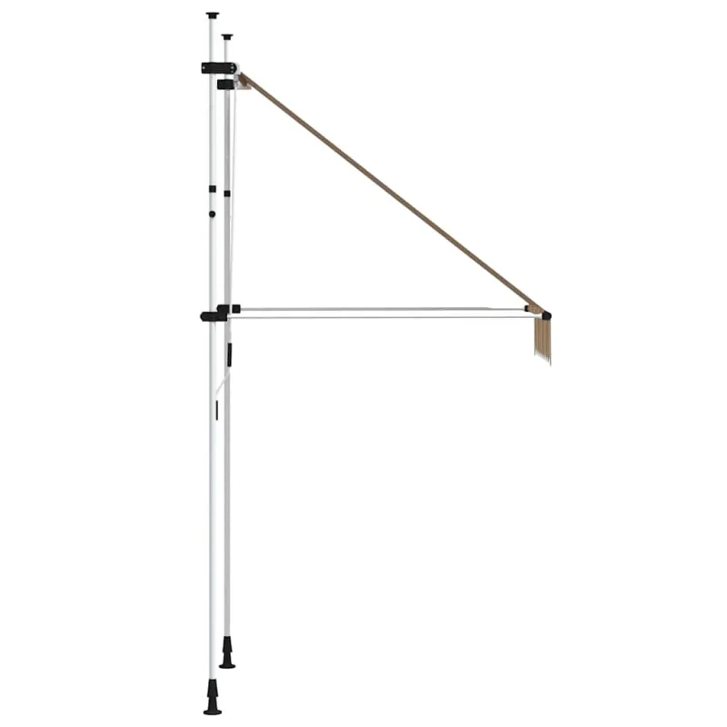 Rankiniu būdu ištraukiama markizė, geltona ir mėlyna, 100cm