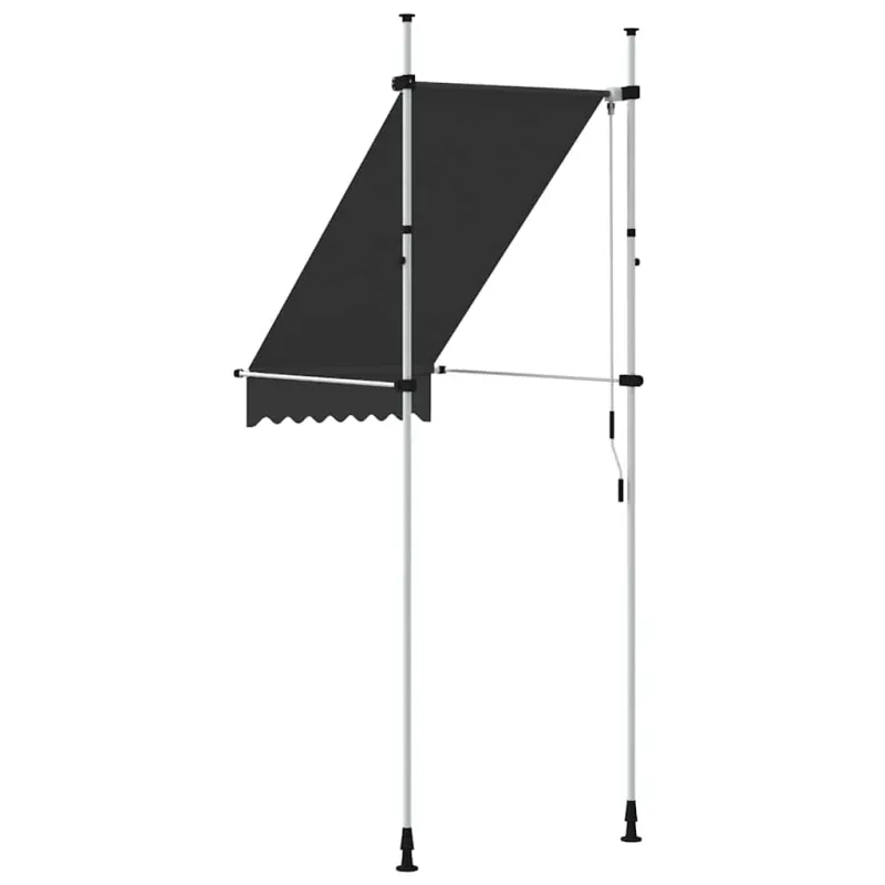 Rankiniu būdu ištraukiama markizė, antracito spalvos, 100cm