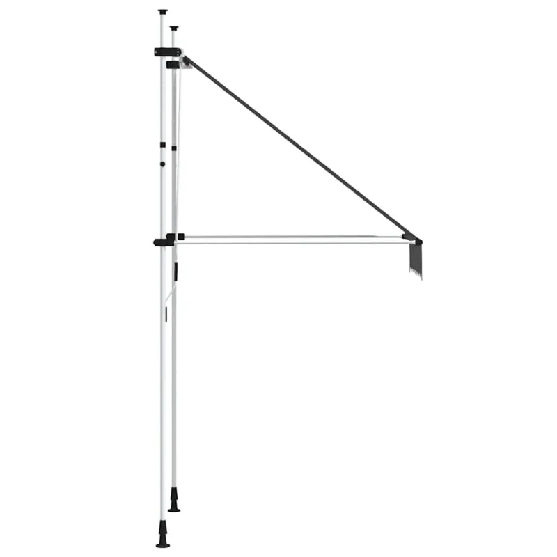 Rankiniu būdu ištraukiama markizė, antracito spalvos, 100cm