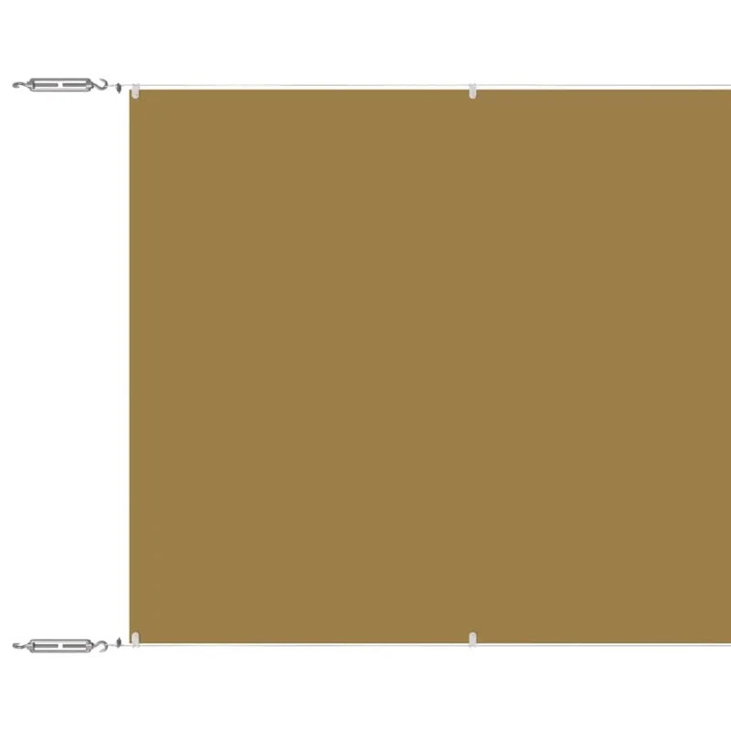 Vertikali markizė, smėlio spalvos, 60x1200cm, oksfordo audinys