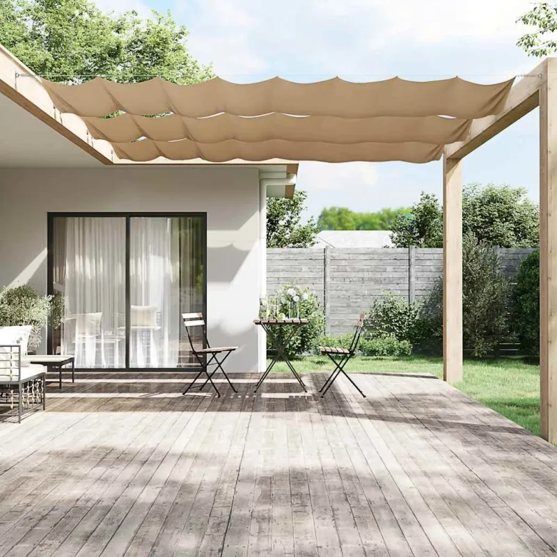 Vertikali markizė, taupe spalvos, 140x600cm, oksfordo audinys