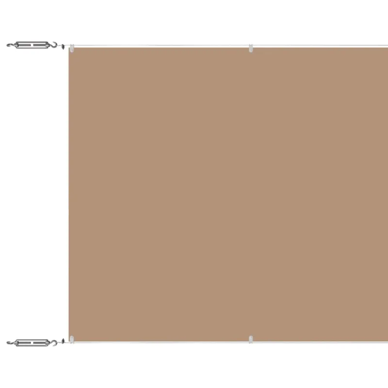 Vertikali markizė, taupe spalvos, 140x600cm, oksfordo audinys