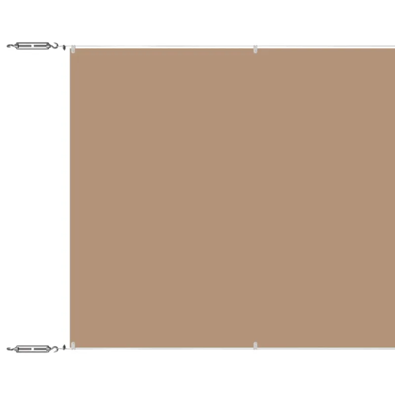 Vertikali markizė, taupe spalvos, 140x800cm, oksfordo audinys