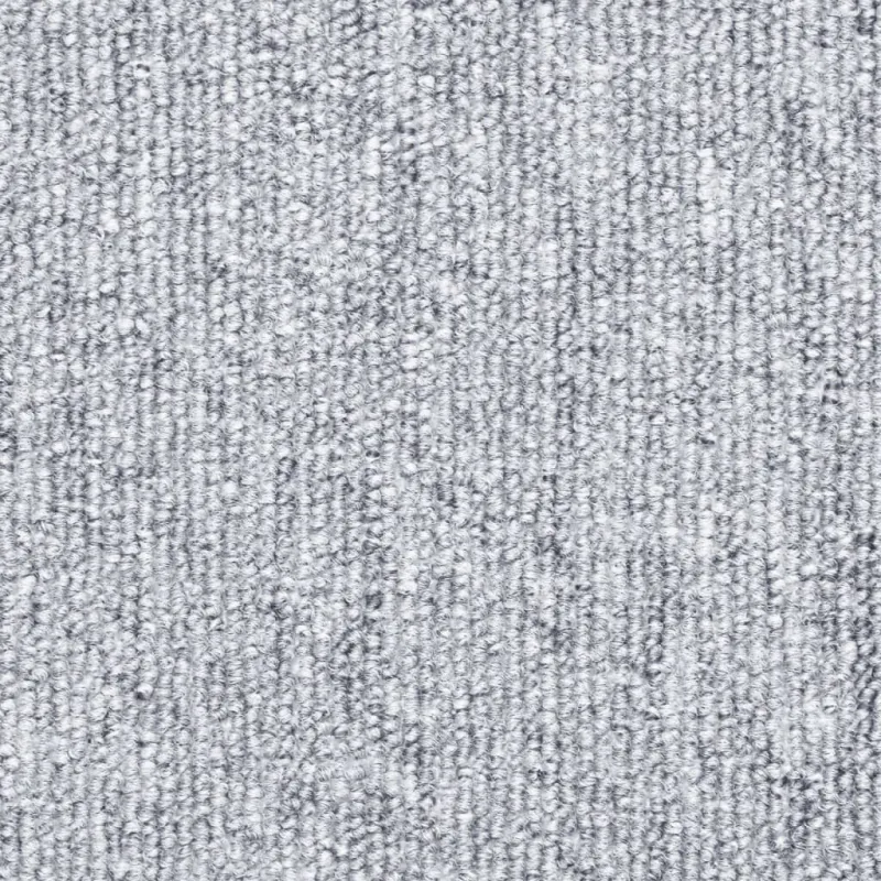Laiptų kilimėliai, 10 vnt., 56x17x3 cm, šviesiai pilki, pusapvaliai