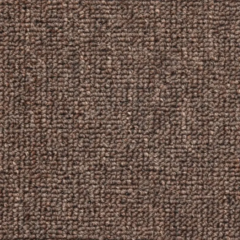 Laiptų kilimėliai, 10 vnt., 56x17x3 cm, kavos rudos spalvos, pusapvaliai