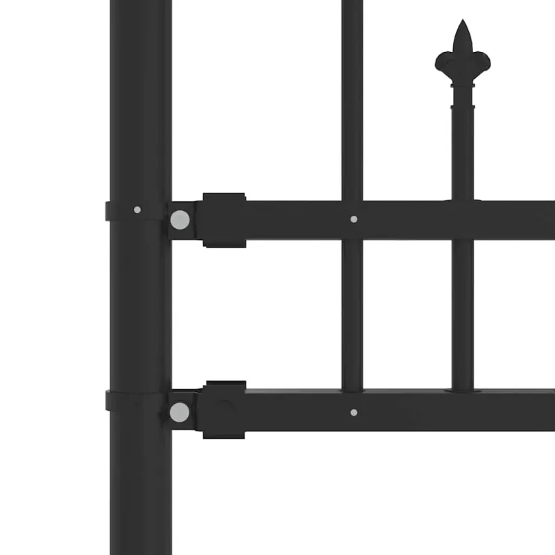 Sodo tvora KAMPEN su ietimi viršūne, juoda, 240x75 cm, plienas