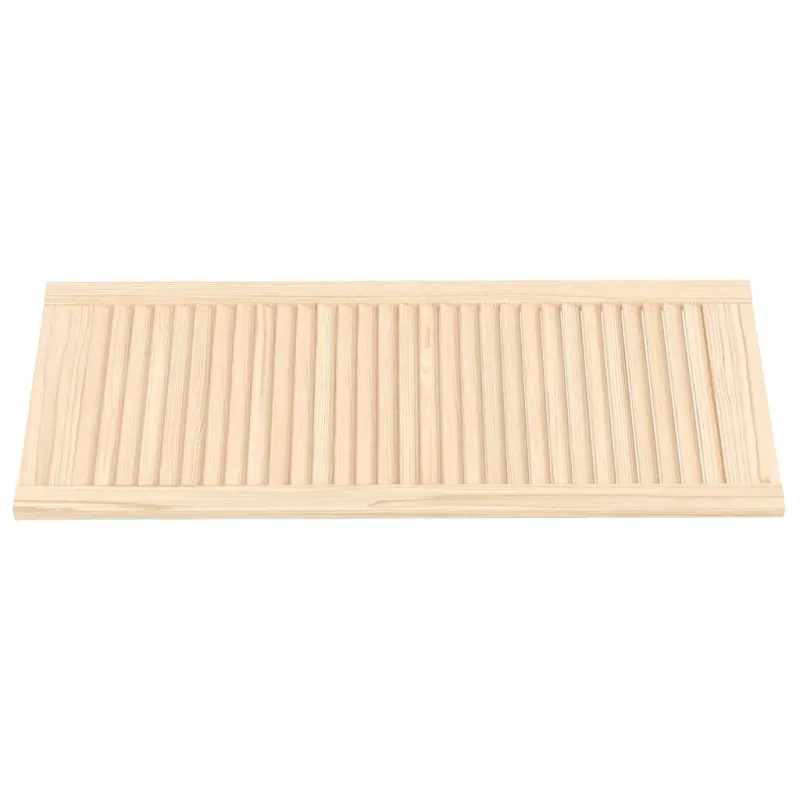 Spintelės durelės, 2vnt., 99,3x39,4cm, pušis, žaliuzių dizaino