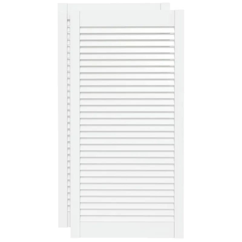 Spintelės durelės, 2vnt., baltos, 99,3x49,4cm, pušis