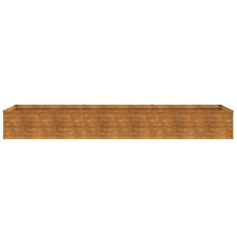 Pakeltas sodo lysvė, 291x50x36 cm, Corten plienas